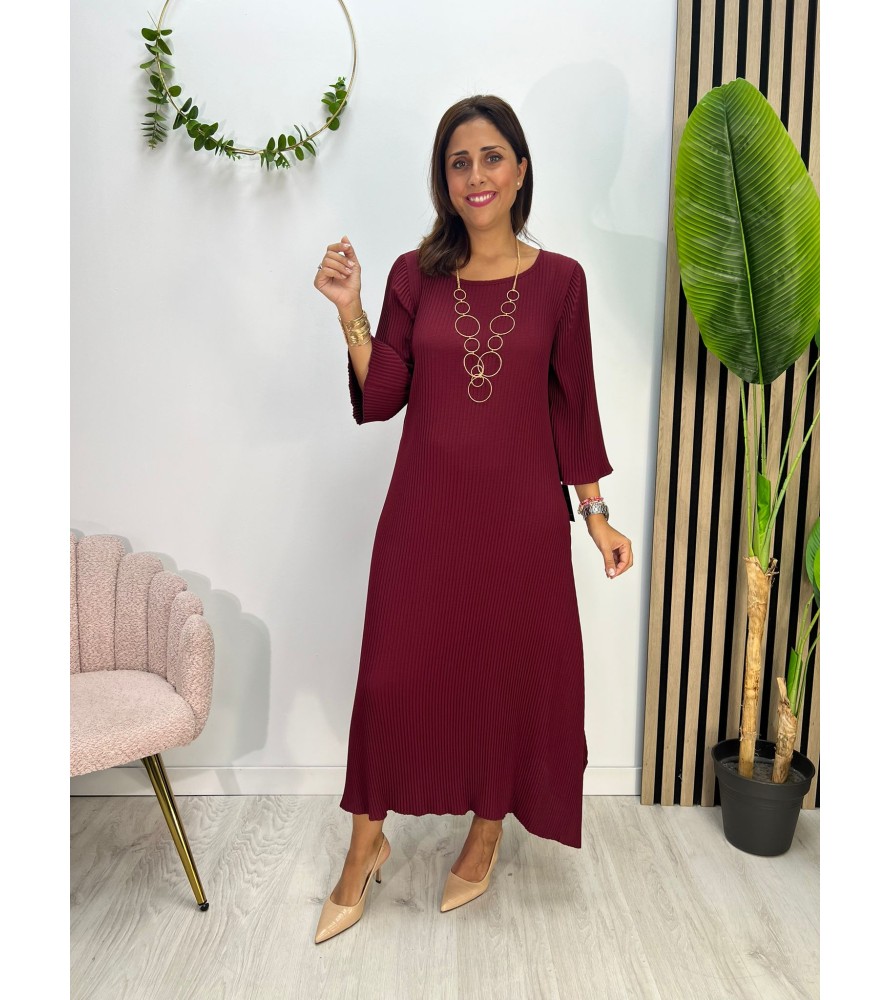 VESTIDO LOANA BURDEOS +...