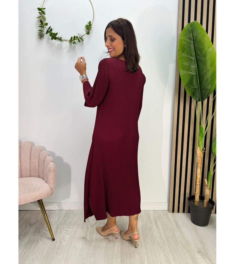 VESTIDO LOANA BURDEOS +...