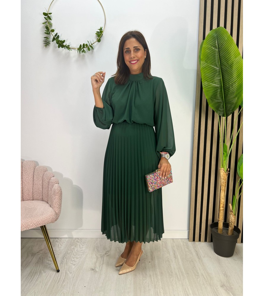 VESTIDO LAUD LISO VERDE