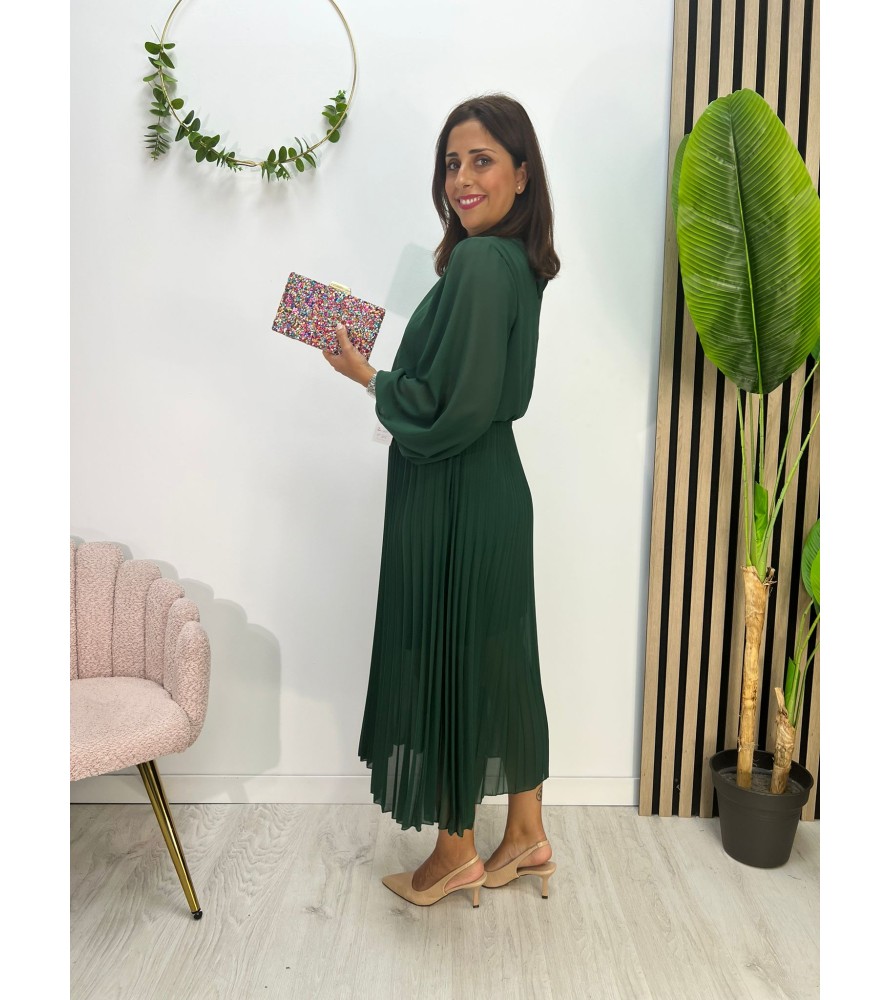 VESTIDO LAUD LISO VERDE