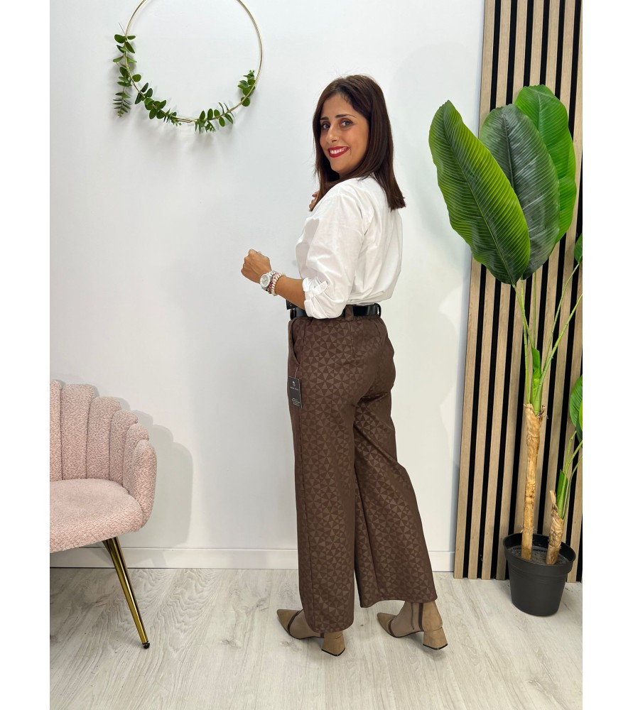 PANTALÓN ROMBO CHOCOLATE