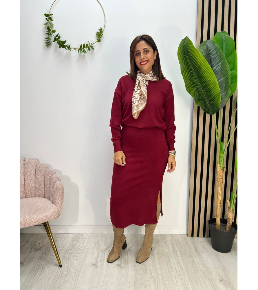 CONJUNTO MEGAN BURDEOS