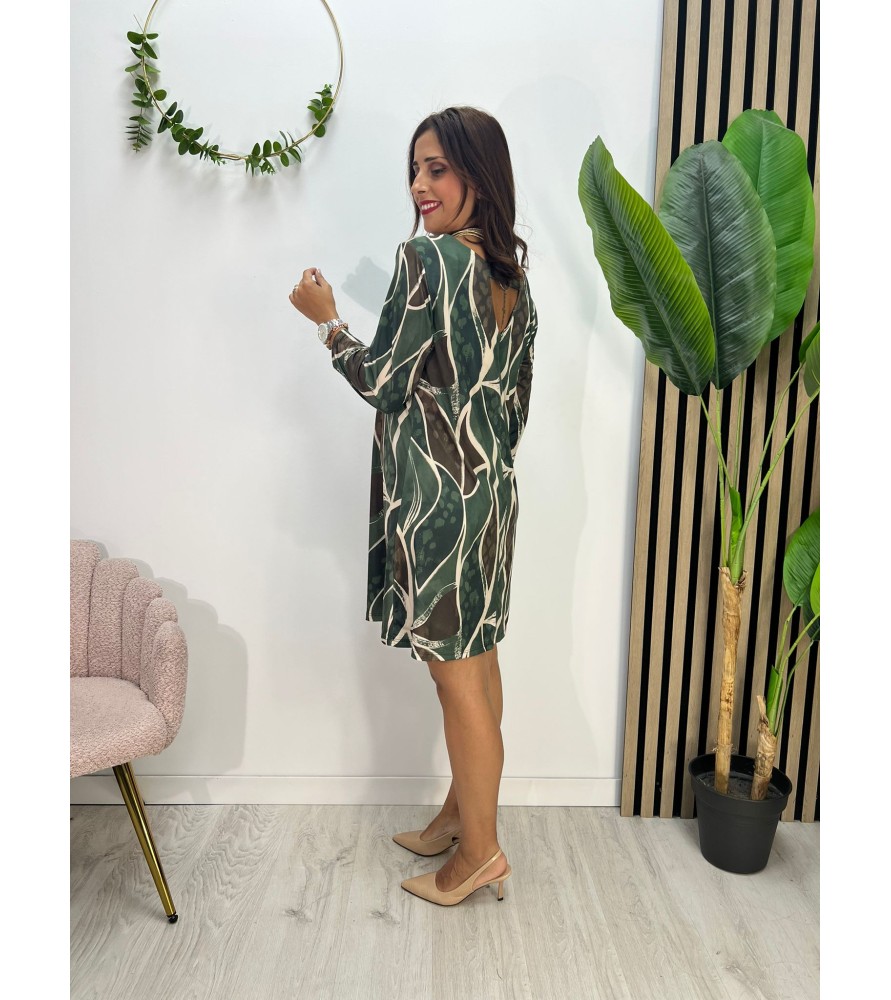VESTIDO FANTASIA VERDE
