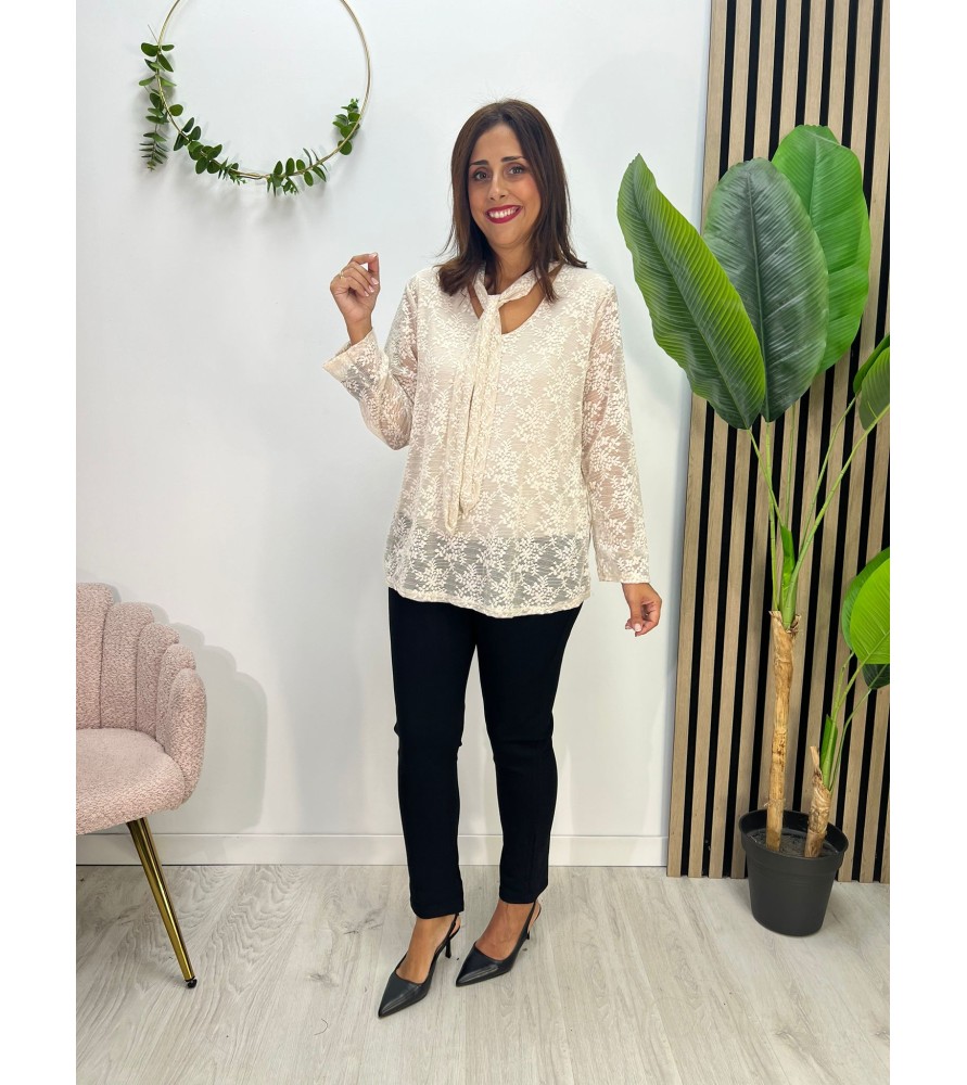BLUSA CINTIA BEIGE