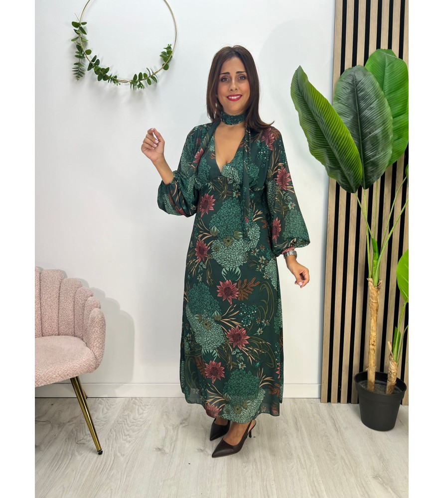 VESTIDO CUMBIA VERDE
