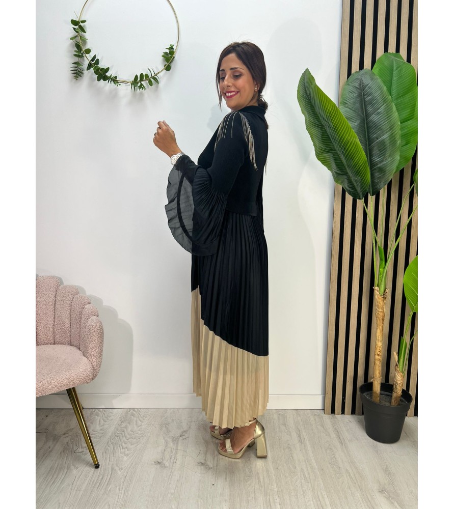 VESTIDO MOSQUESA NEGRO