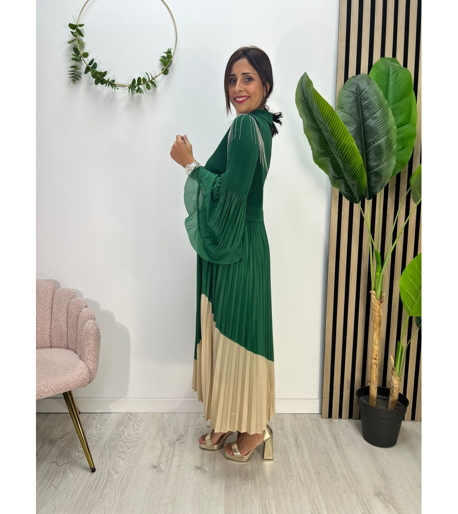 VESTIDO MOSQUESA VERDE