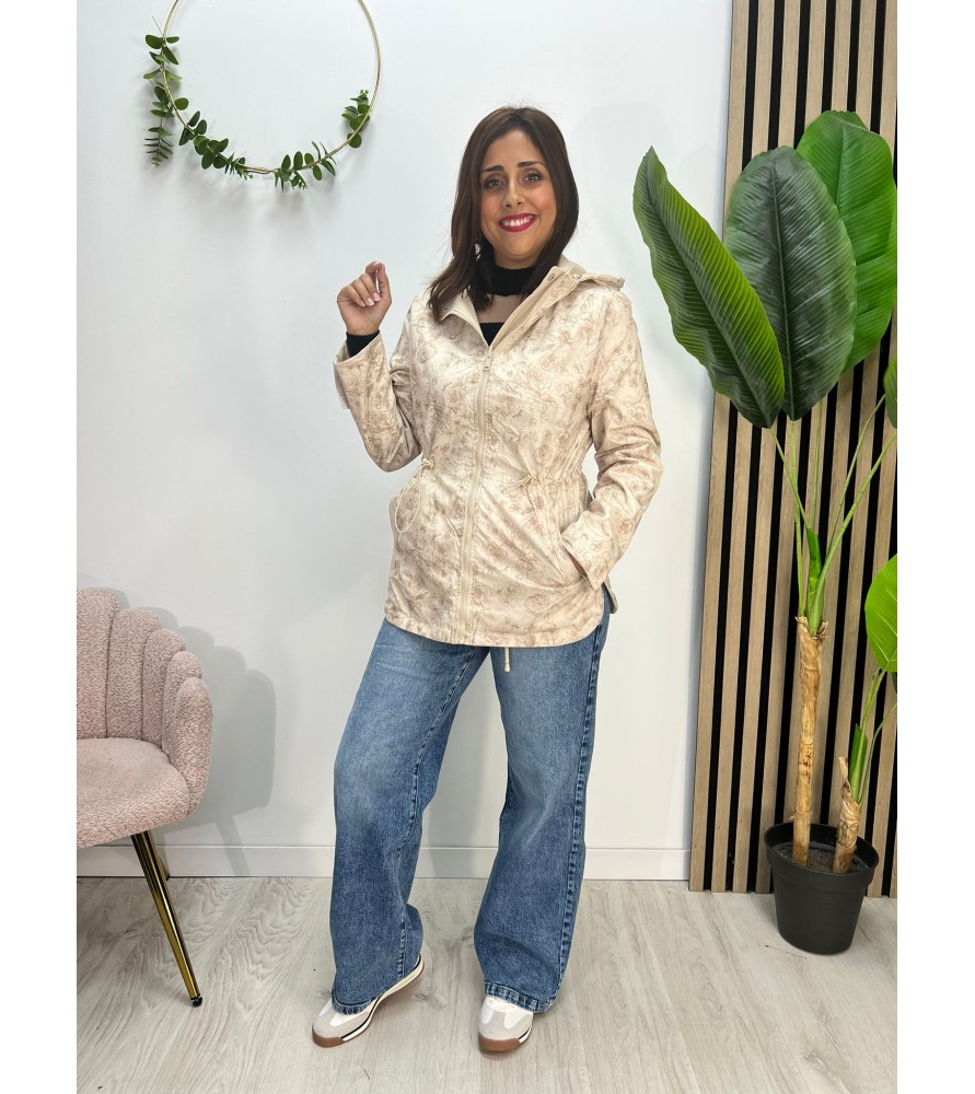 CHAQUETA REVERSIBLE BEIGE