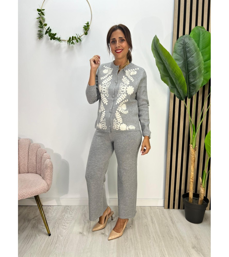 CONJUNTO FLORIDA GRÍS