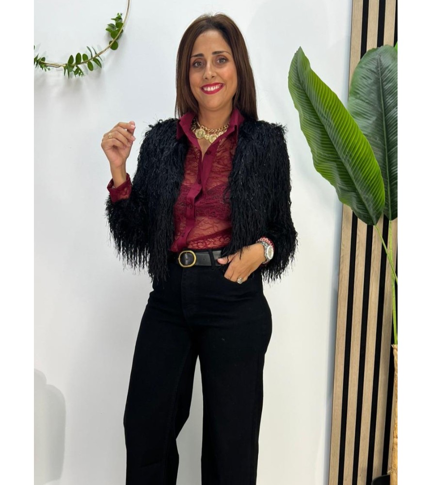 CHAQUETA ROSANA NEGRA