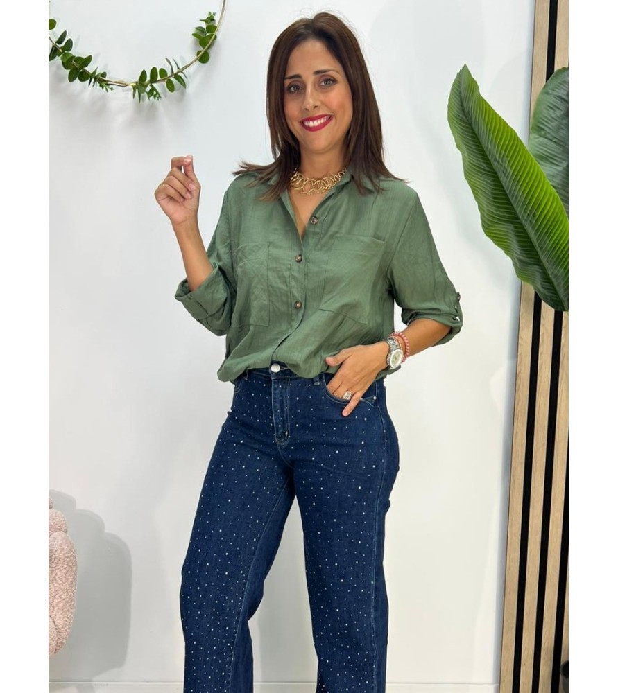 CAMISA MÁLAGA VERDE
