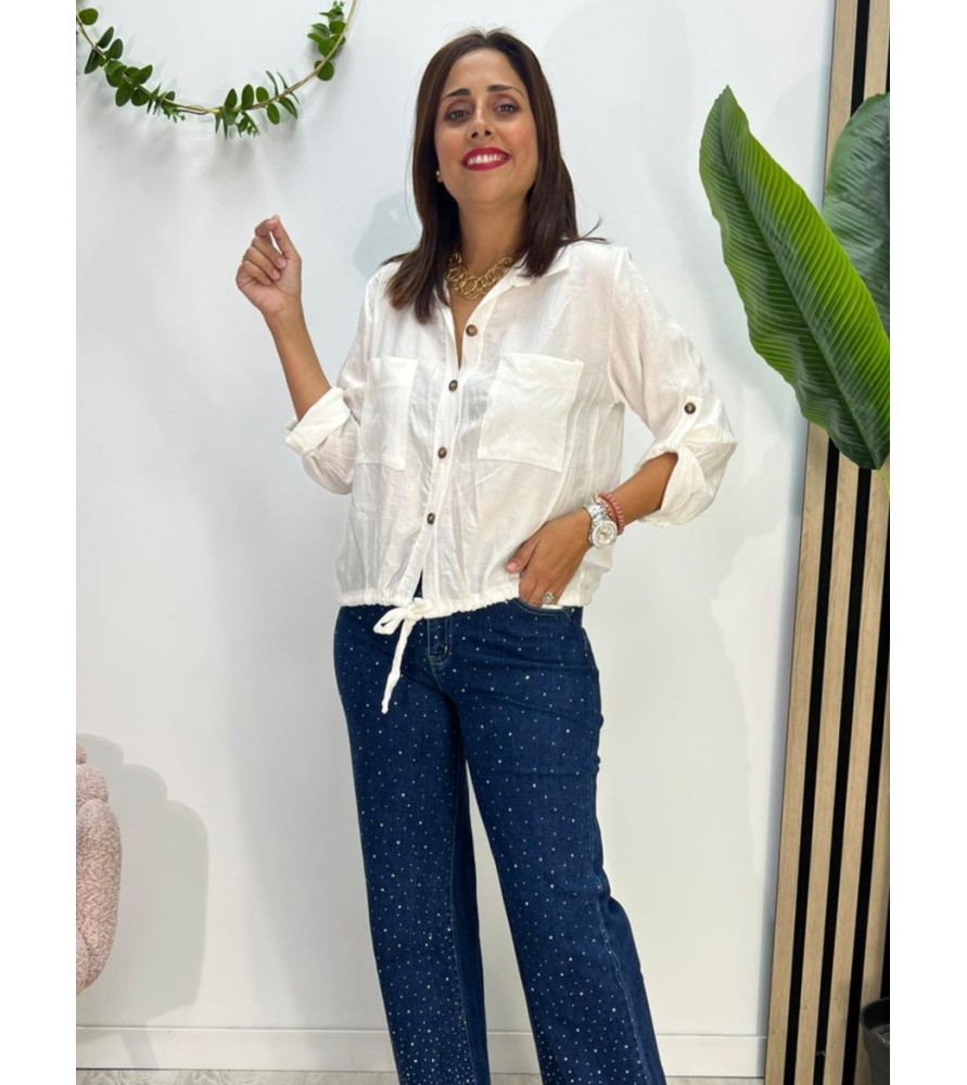 CAMISA MÁLAGA BLANCA