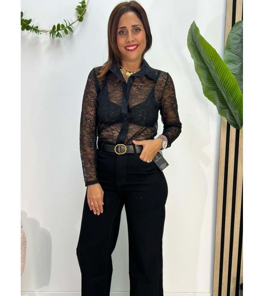 CAMISA MIRANDA NEGRA