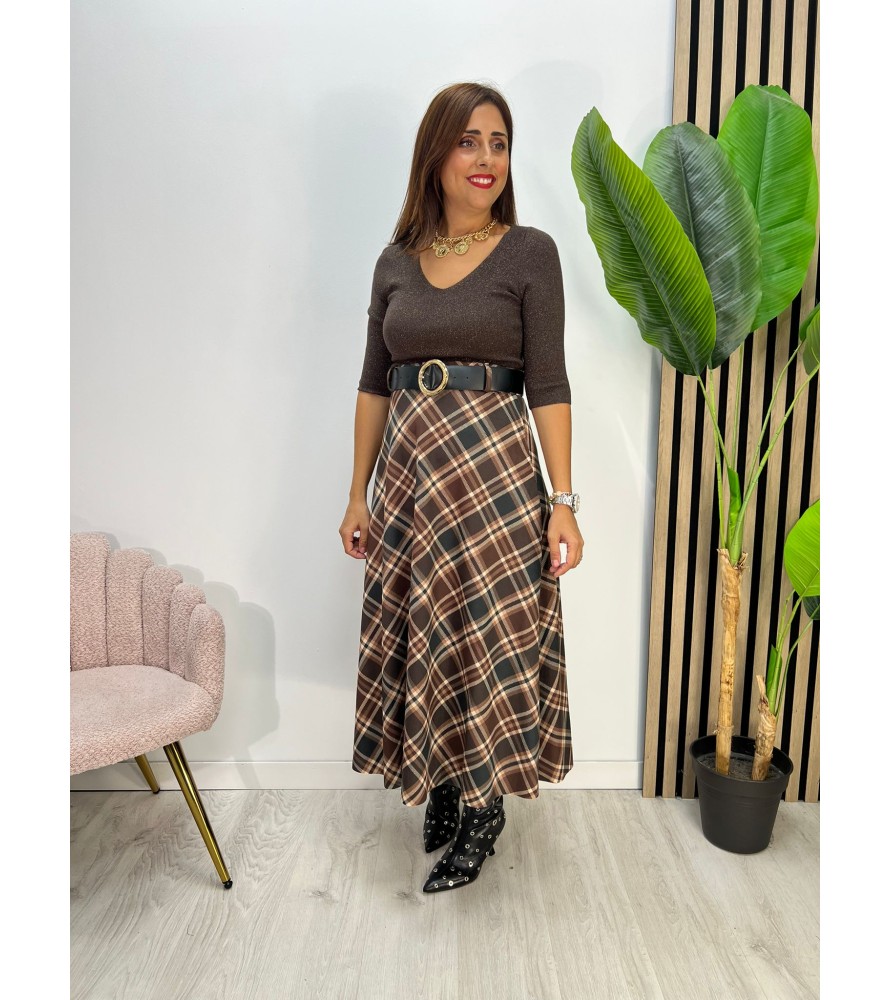 FALDA BELLA CHOCOLATE