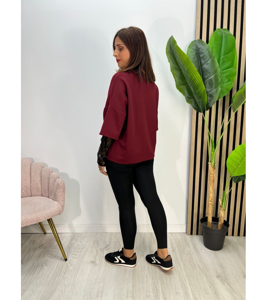 SUDADERA SHEILA BURDEOS (...