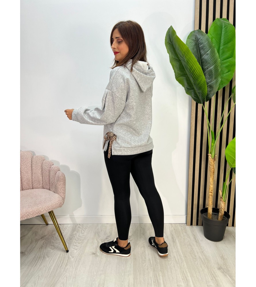 SUDADERA JARDÍN GRÍS