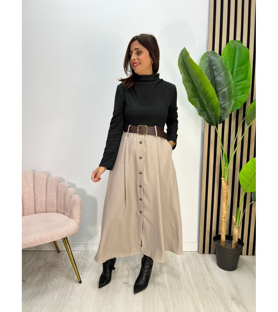 VESTIDO ROSALIA NEGRO