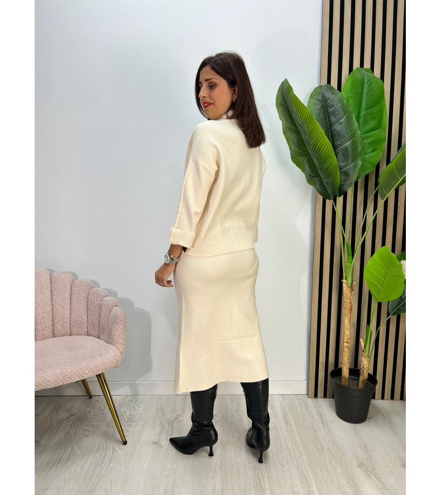 CONJUNTO ROSINA BEIGE