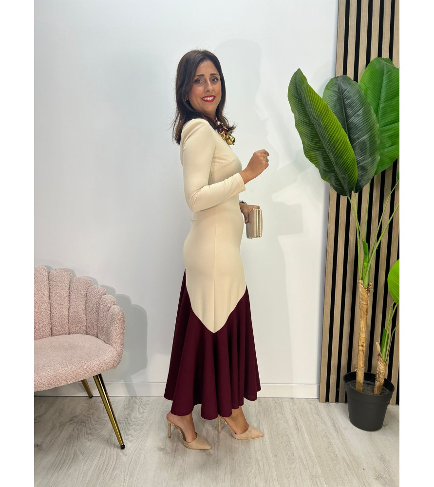 VESTIDO CHICLANA BEIGE