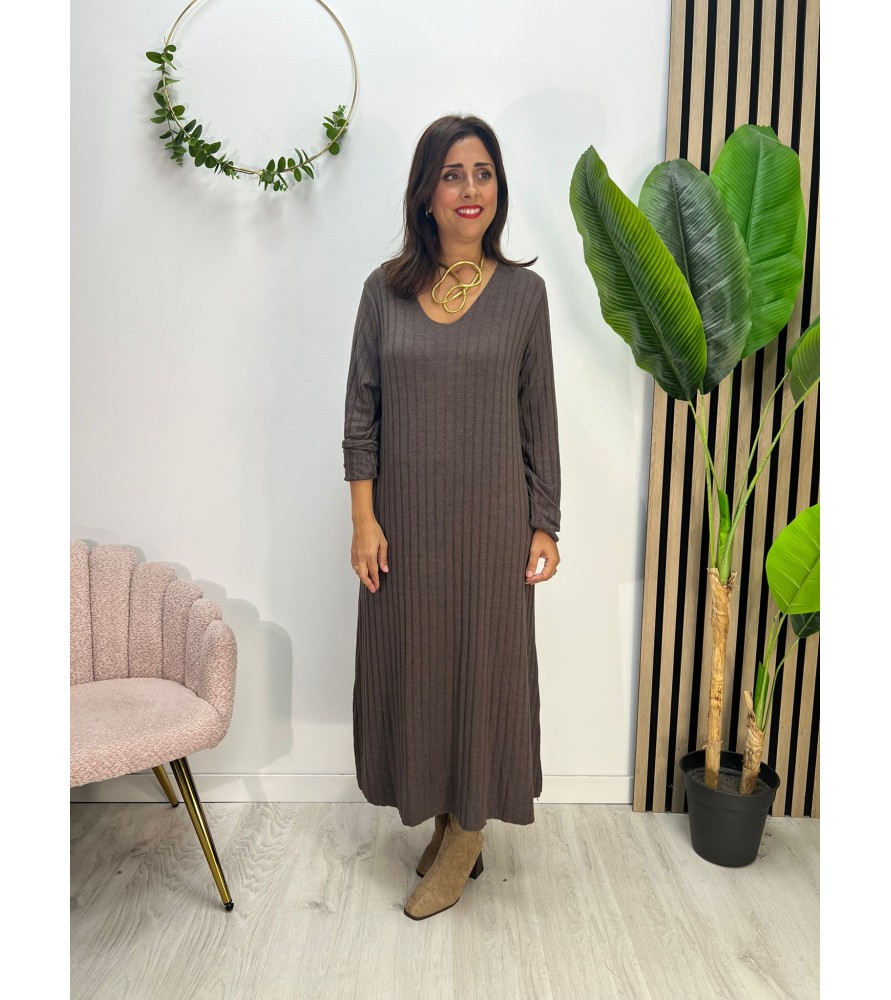 VESTIDO ATECA CHOCOLATE (...