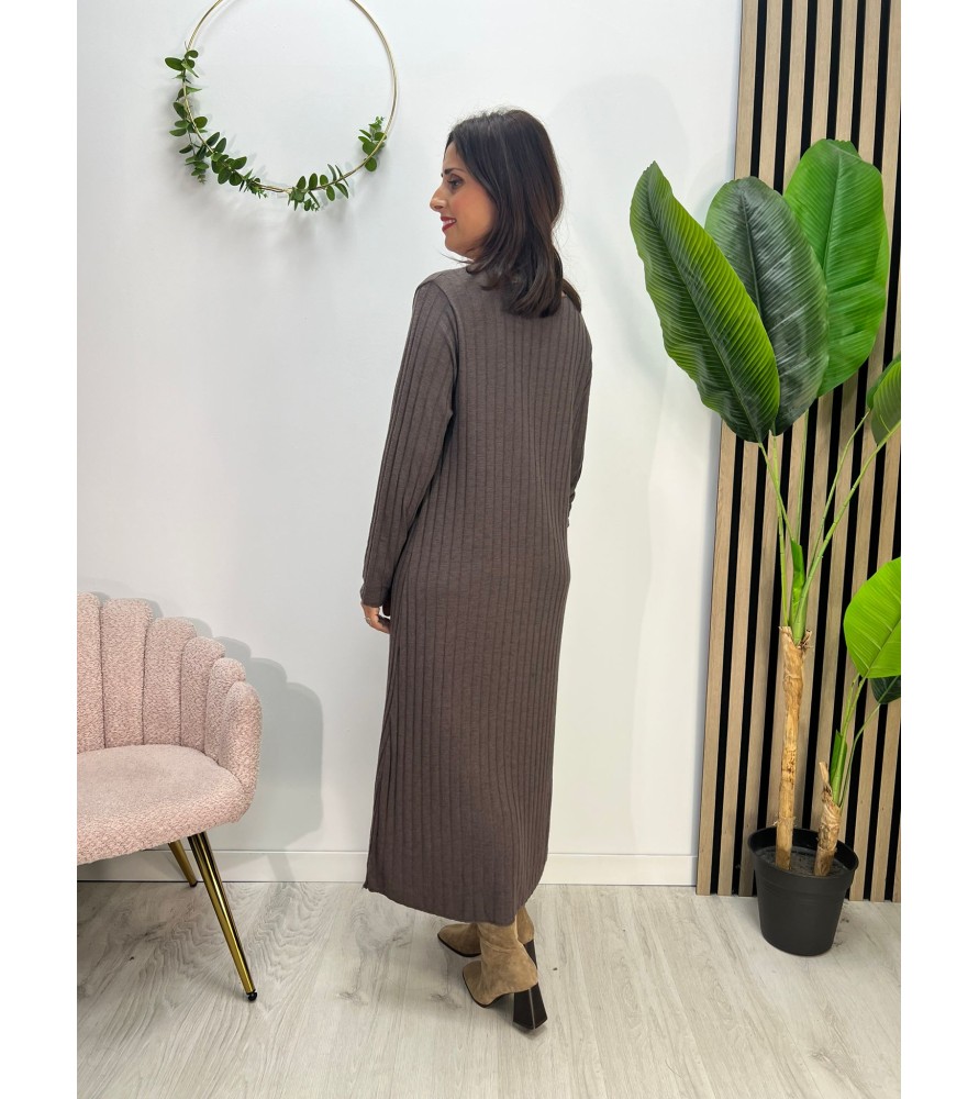 VESTIDO ATECA CHOCOLATE (...