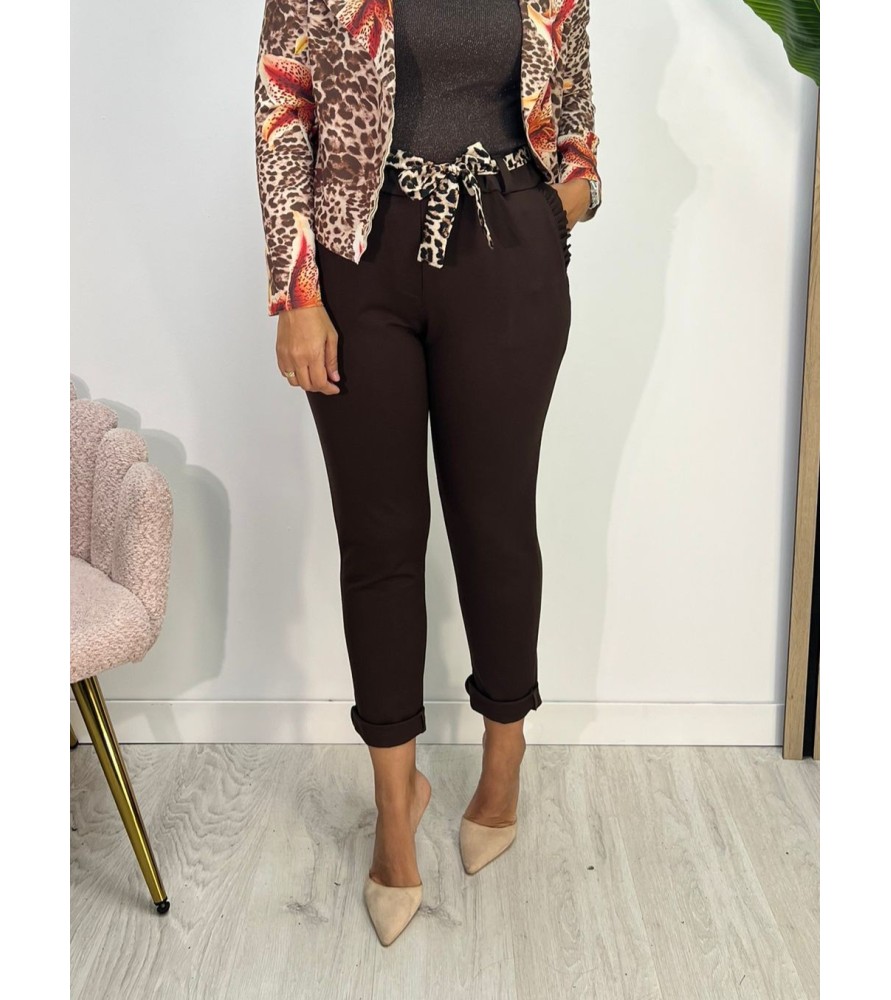 PANTALÓN BAENA CHOCOLATE