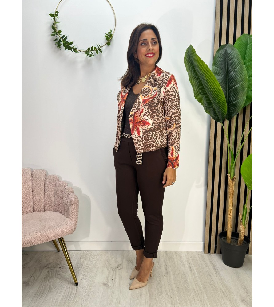 PANTALÓN BAENA CHOCOLATE