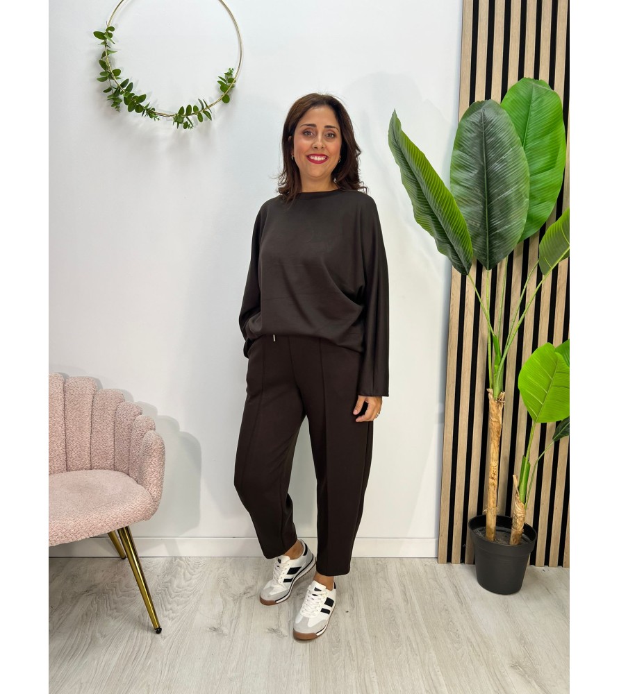 CONJUNTO SARA CHOCOLATE...