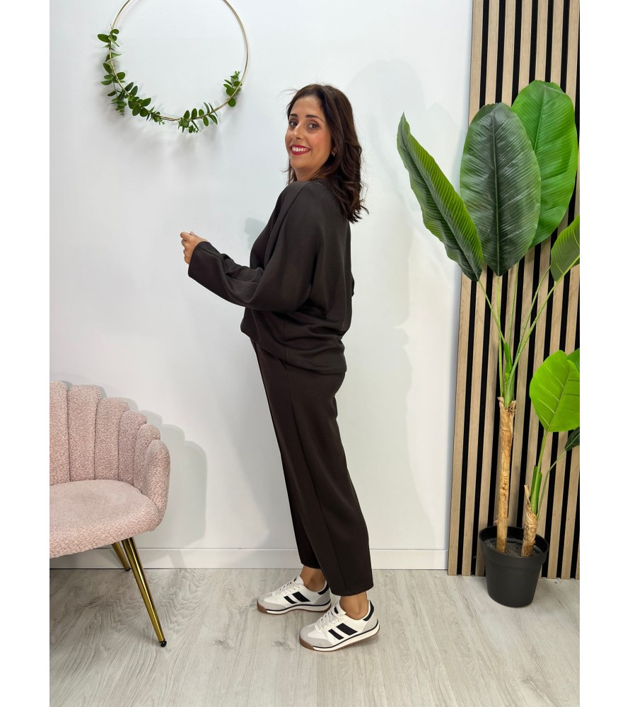 CONJUNTO SARA CHOCOLATE...