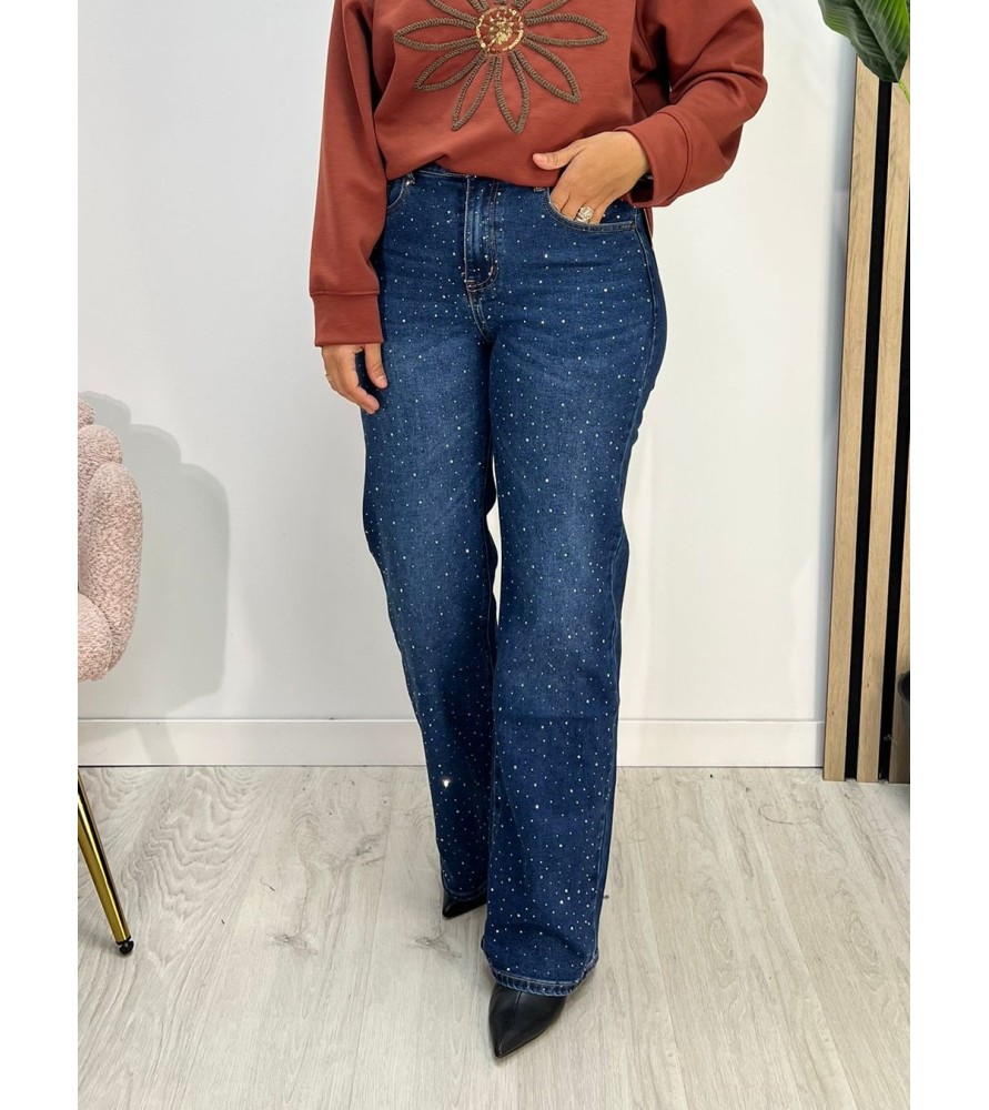 PANTALÓN VAQUERO BRILLO