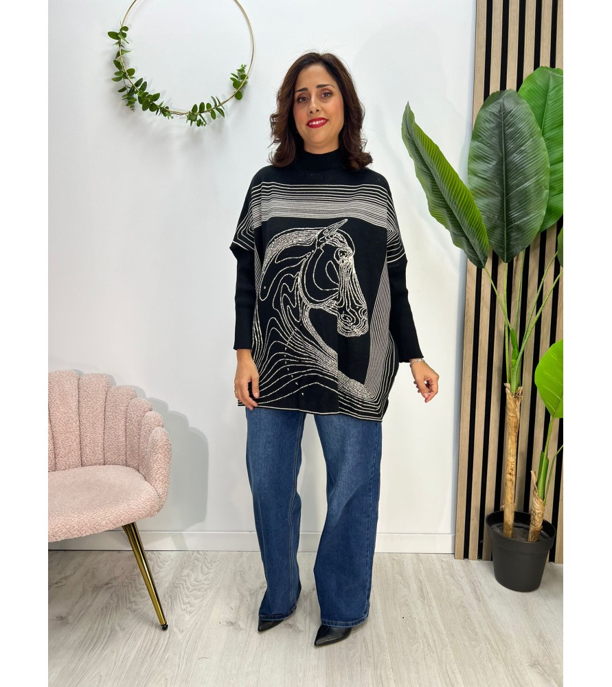 JERSEY SILVESTRE NEGRO