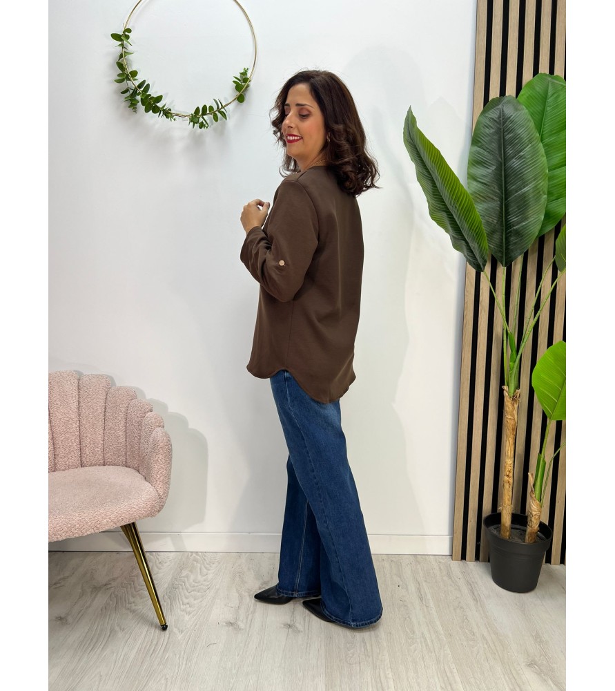 SUDADERA ROMA CHOCOLATE