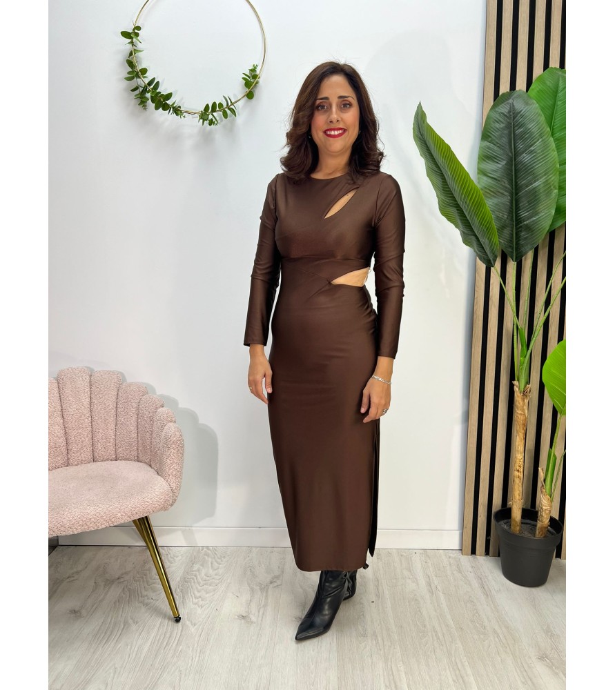 VESTIDO PARTY CHOCOLATE