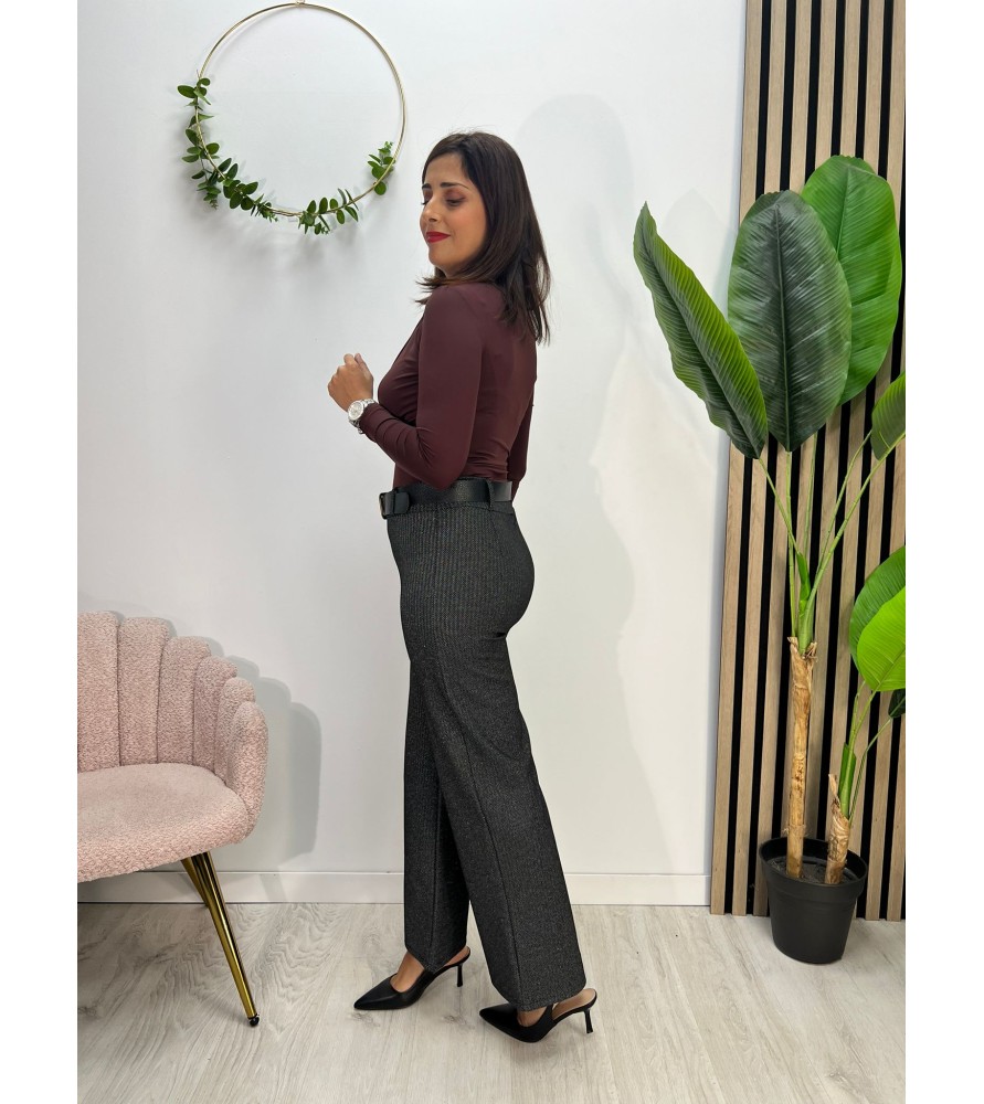 CAMISETA LINA BURDEOS