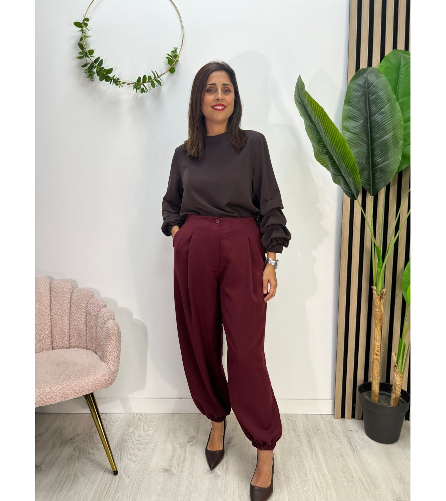 BLUSA ARJONA CHOCOLATE