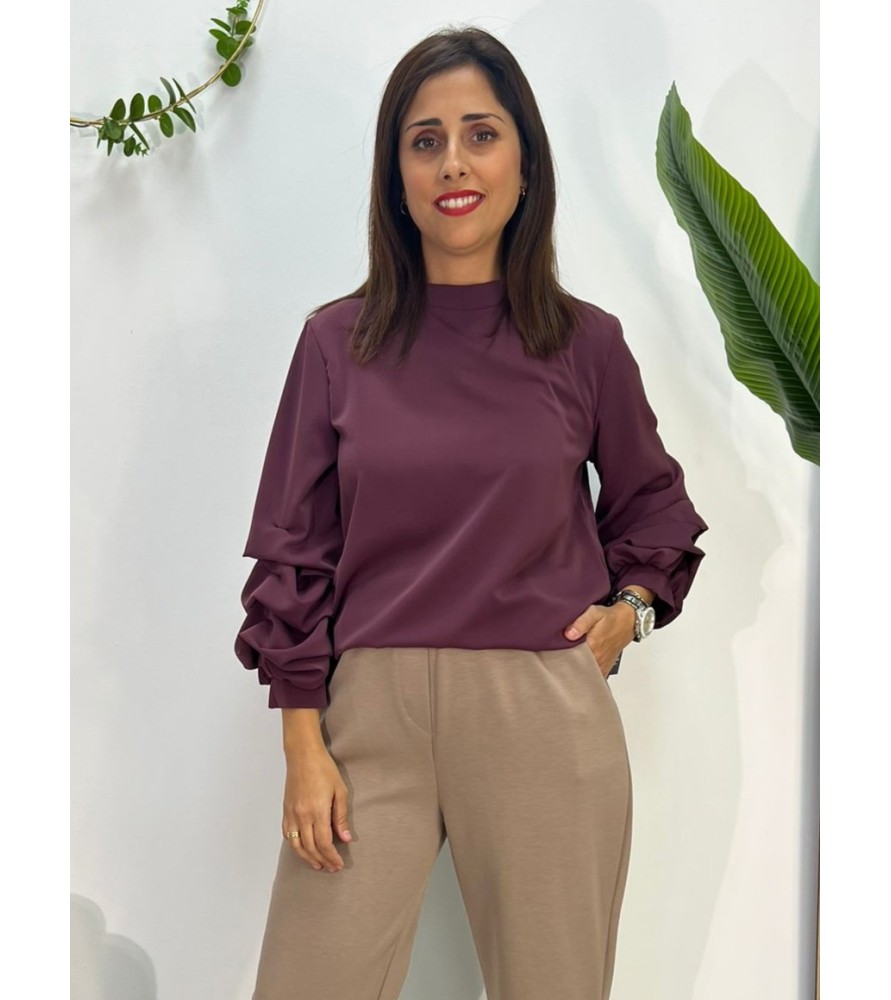 BLUSA ARJONA VINO